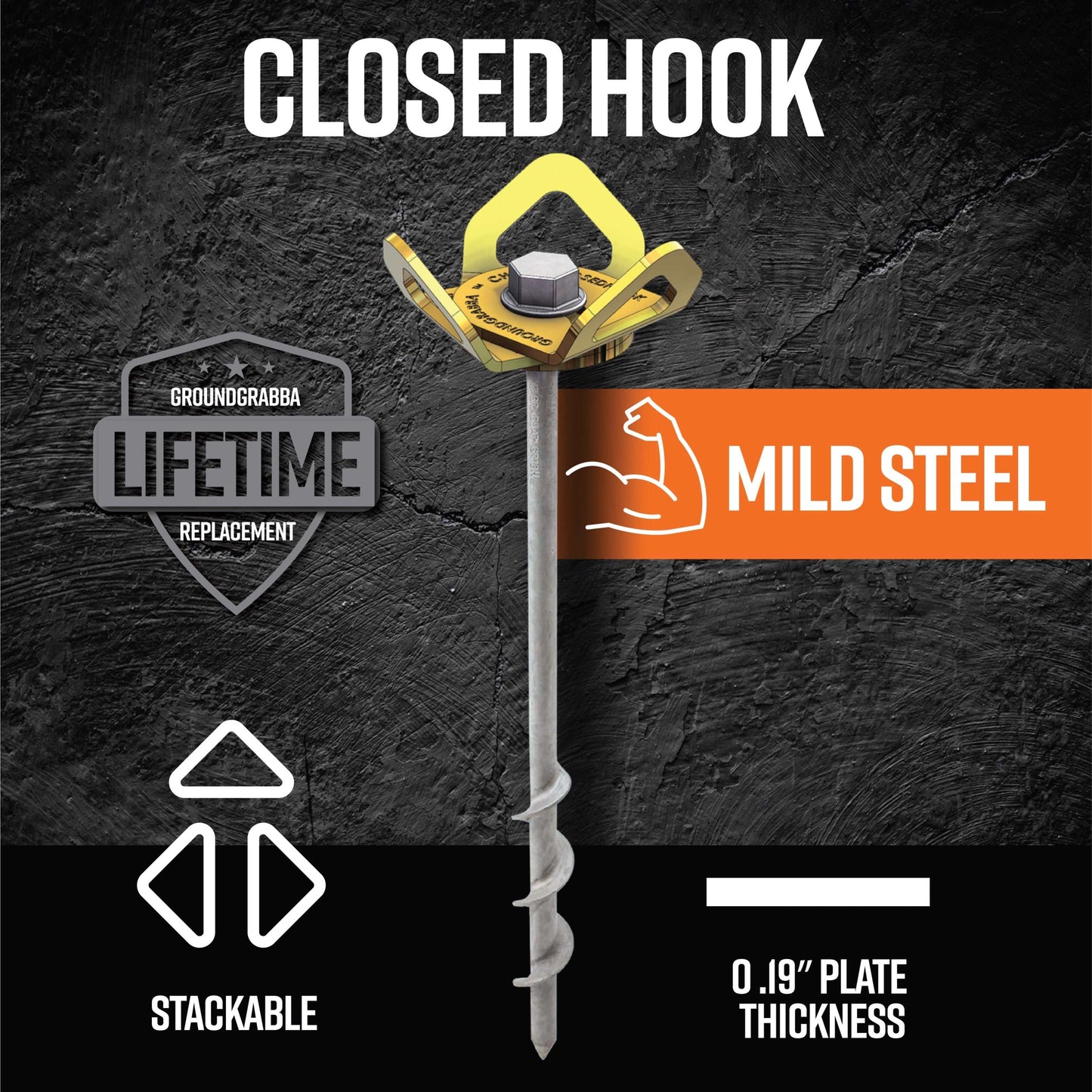 GroundGrabba Pro II Closed Hook Kits
