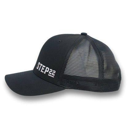 STEP 22 Mesh Hat Black