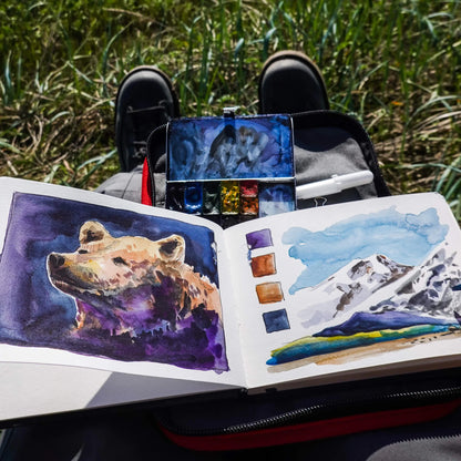 VIVID Footprints on Katmai AA USB Rechargeable Lithium Batteries