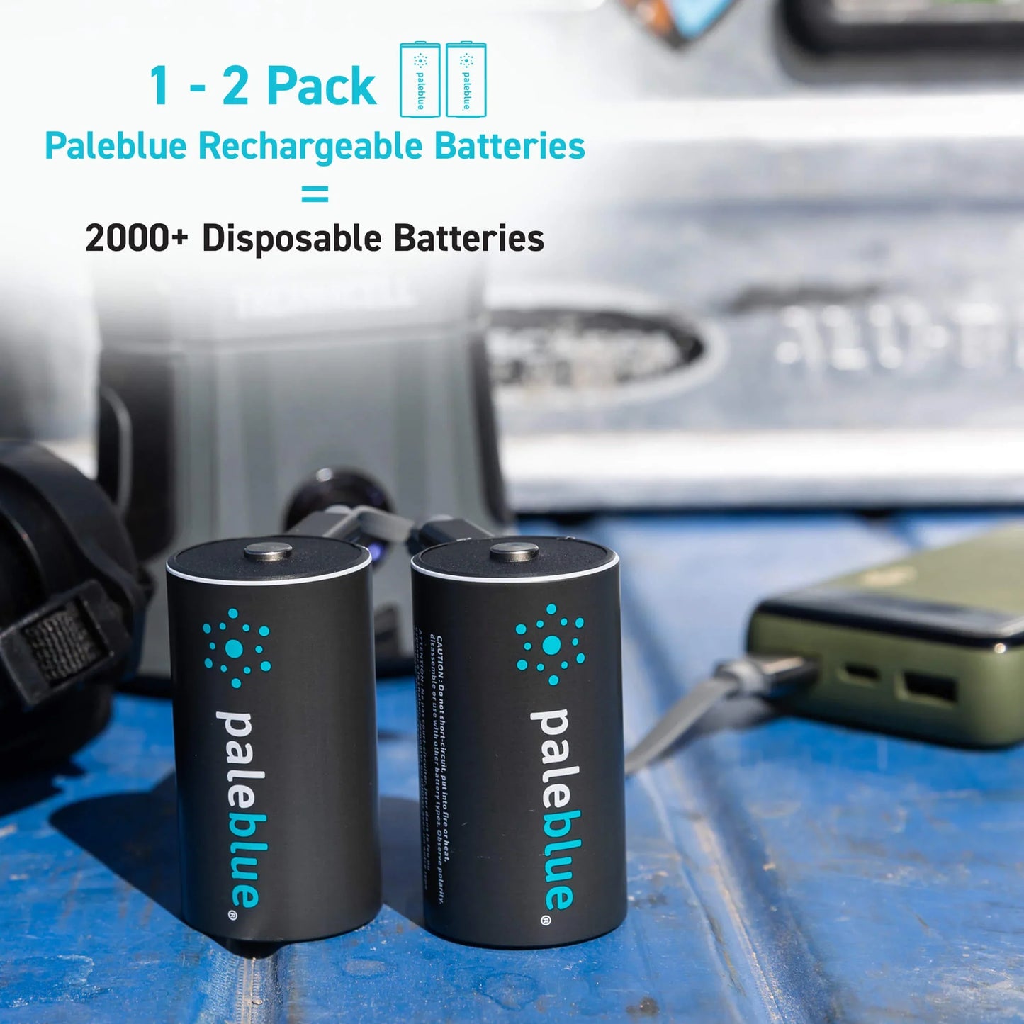 D Rechargeable Batteries USB-C